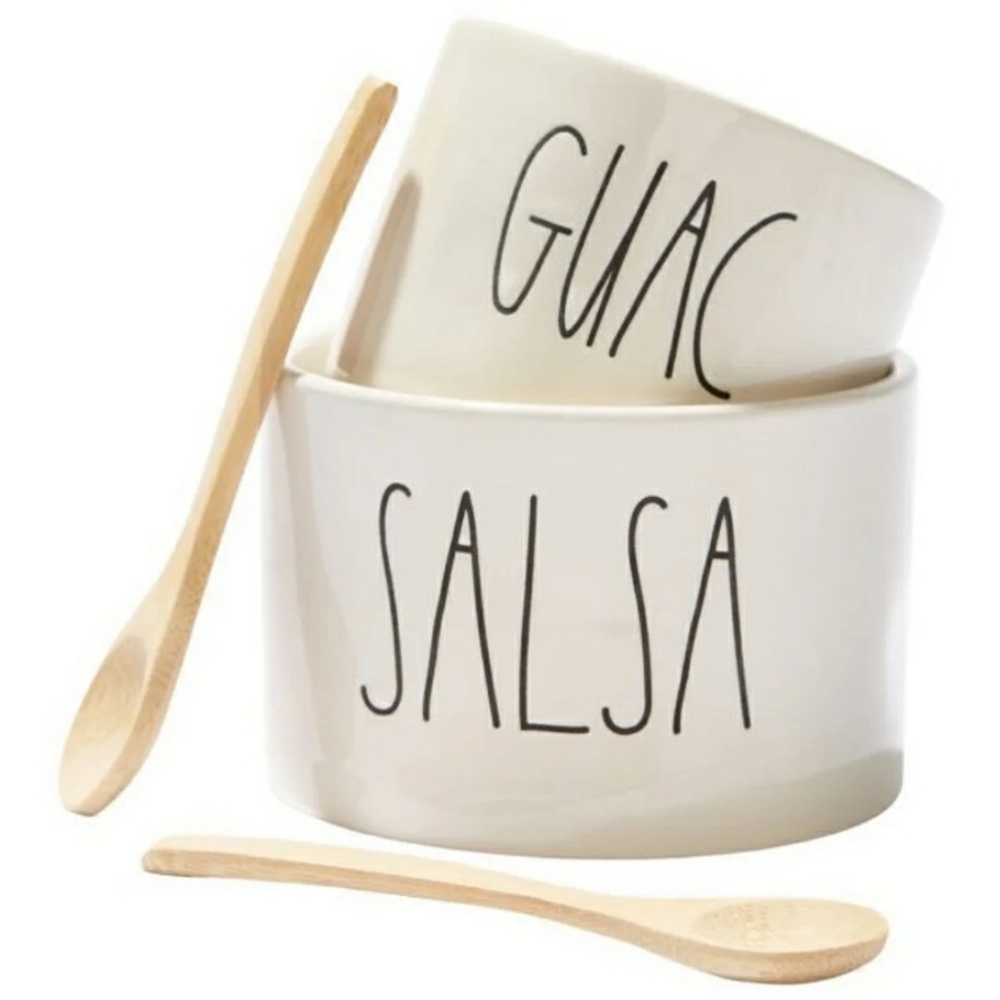 Rae Dunn Guac and Salsa Set
